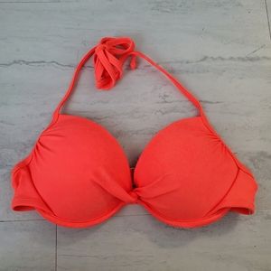 Coral Push Up Bikini Top